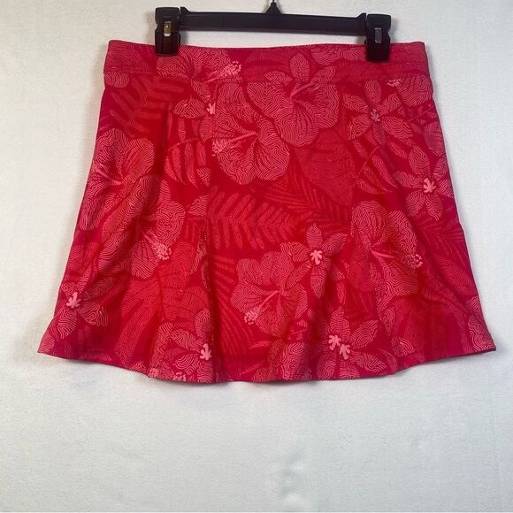 Rip Skirt Hawaii Pink Floral Hibiscus Design Wrap Skirt Size Medium - Picture 2 of 11